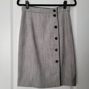 NWOT Size 6 H&M Gray Houndstooth Pencil Skirt